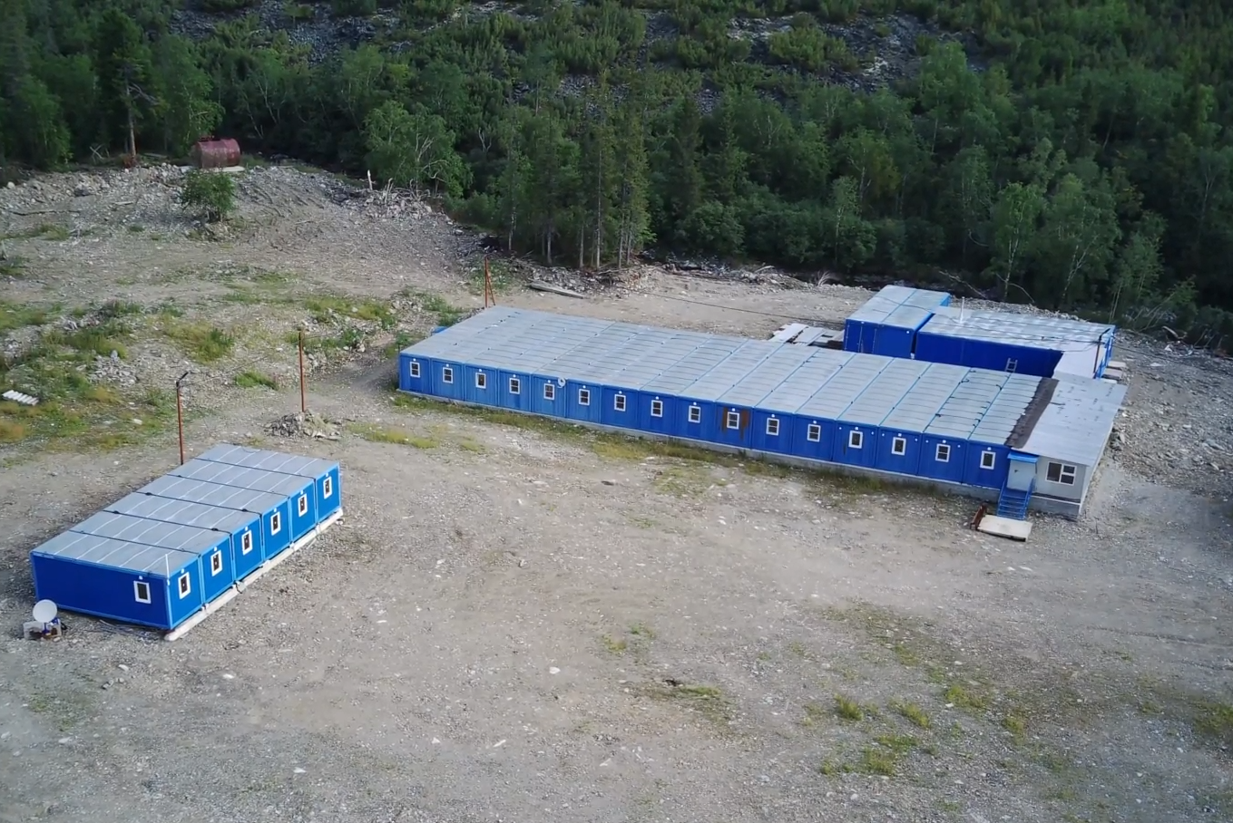 Общежитие блочно-модульное 40х14х2,8 метров